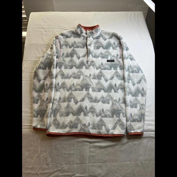 Southern Marsh White and Gray Mountain Design Jacket Sz Medium - Picture 1 of 8